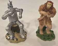 The Wizard of Oz Tin Man and Cowardly Lion Figurine Collectible Enesco 1999