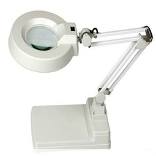10x Adjustable Table Desk Magnifier Lamp Loupe Long Arm Desktop Foldable 220V