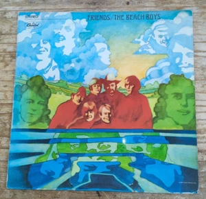 THE BEACH BOYS "FRIENDS" RARE 1968 SINGAPORE PRESS STEREO LP BRIAN WILSON - Picture 1 of 4