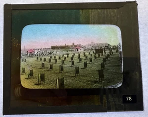 ZAUBERLATERNENSCHIEBER FARBIG FARMLAND COL.? 1900er Jahre - Bild 1 von 2