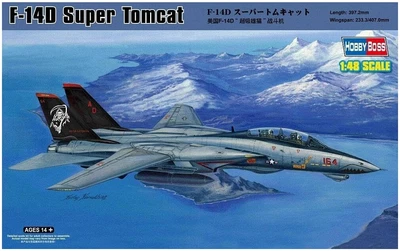 Hobby Boss 80368 F-14D Super Tomcat Kit Montaggio 1/48 - Immagine 1 di 2