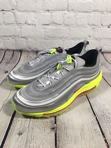 Nike Air Max 97 RFT GS Silver Volt BQ8437-002 Youth Size 7 Women's Size 8.5