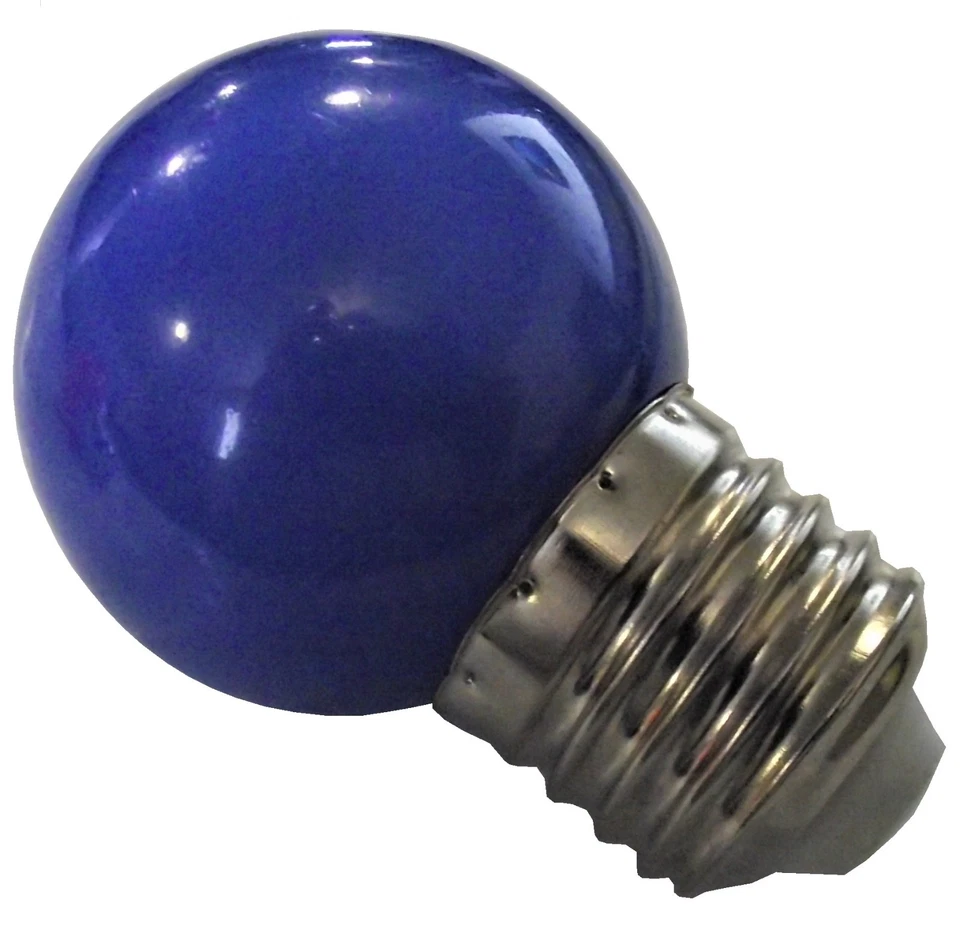 RITE FARM PRODUCTS NEW LED 1 BLUE 1 WATT BROODER LIGHT ATTRACTION BULB FOR BABY CHICKS QUAIL DUCK