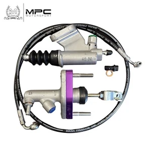 MPC Clutch Master Cylinder Upgrade Kit + Tucked Clutch Line 02-06 RSX [Purple] - Picture 1 of 1