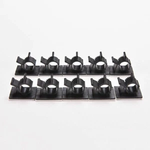 10x Self-Adhesives Stick-on Cable Tie Wire Cable Clamp Clip Holder Line Fixer - Picture 1 of 9