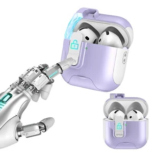 Fr Airpods Pro 3/2/1 Airpods 4/3/2/1 Shockproof Case Cover with Magnetic Closure - Picture 1 of 21