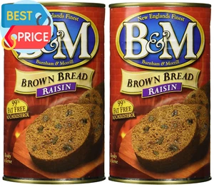 B & M BREAD BROWN RAISIN, 16 Oz (Pack of 2) - Picture 1 of 12