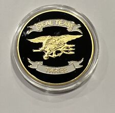 US Navy Seal Team Three 3 Challenge Coin