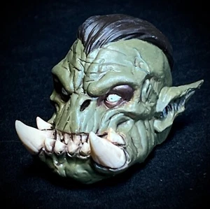 1/6 scale World of Warcraft ORC Painted MONSTER Head Sculpt for 12" Figure - NEW - Bild 1 von 13