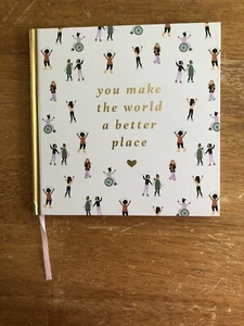Paper Riot KEEPSAKE BOOK You Make The World A Better Place FRIENDSHIP Friends - Picture 1 of 11