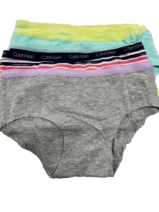 Calvin Klein Girls Graphic UNDERWEAR Panty 5 pack (Assorted Print/Solid, S )NWOT - Picture 1 of 2