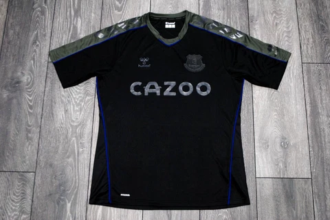 HUMMEL FC EVERTON 2020/21 TRAINING SOCCER FOOTBALL KIT SHIRT JERSEY SIZE MENS L Cover