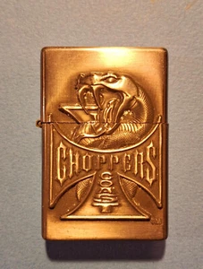 LIGHTER 2006 WEST COAST CHOPPER MOTORCYCLE SNAKE LOGO LTD EDITION - Picture 1 of 2