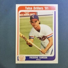 1991 Tulsa DRILLERS Baseball Card #28 FREDERIC SAMSON Ocala FLORIDA
