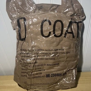 Military OverGarment Chemical Protective NFR D Coat 8415-01-444-6116 Medium Long - Picture 1 of 3