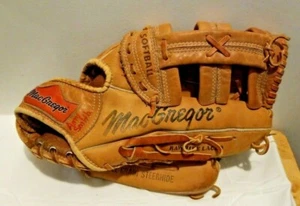 Vintage MacGragor MG50 Full GrainSteerhide RHT Rawhide Laced 12R Softball Glove - Picture 1 of 10