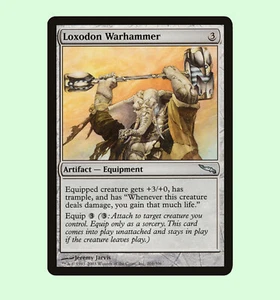 🃏 MtG: Mirrodin (2003): Loxodon Warhammer (UC) • FOIL • nm - Bild 1 von 1
