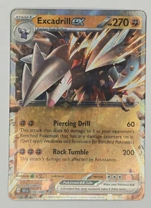 Excadrill EX 046/086 Double Black Star Holo Rare Black Bolt Pokemon TCG NM  - Picture 1 of 10