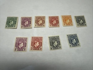 Nigeria #53-#58 e #65-#68 MLH (Lotto 10 File45) - Foto 1 di 5