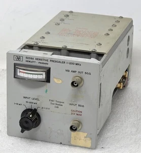 HP 5258A Sensitive Prescaler 1-200MHz Unit - Hewlett Packard - Vintage - Picture 1 of 8