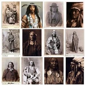 Native American Indians Vintage Wall Art Photo Prints Poster Pictures  - Picture 1 of 13