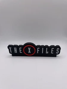 The X files 3D logo sign Selfstanding wall display shelf art Mulder sully aliens - Picture 1 of 4