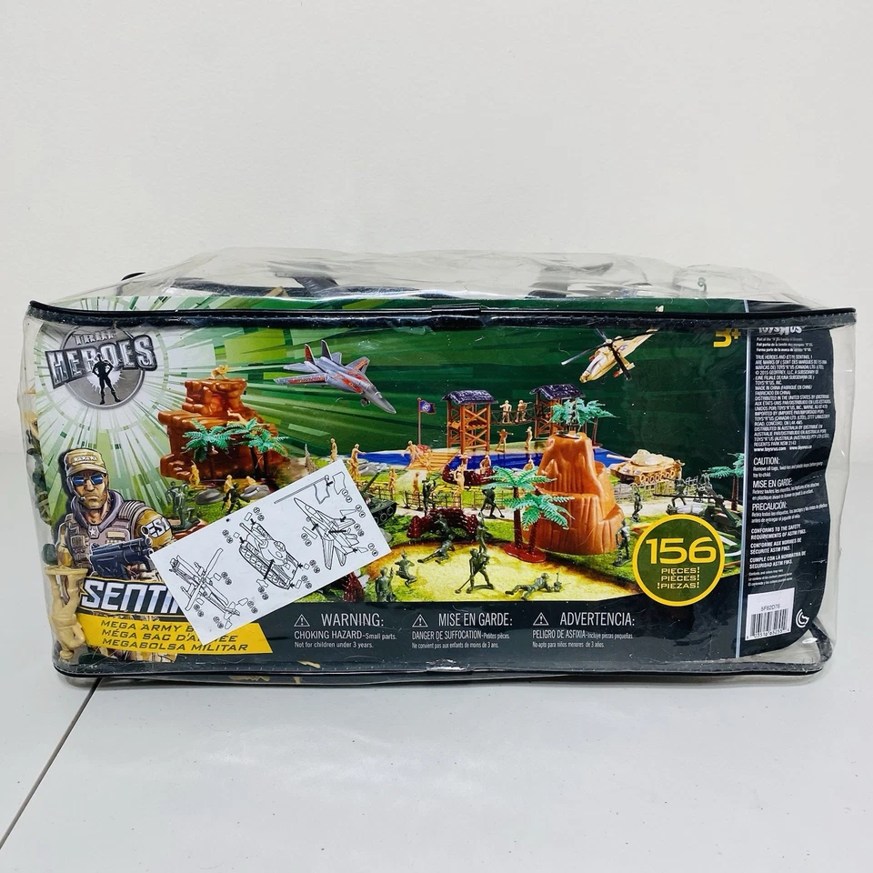 True Heroes Sentinel 1 Mega Bolsa del Ejército Juguetes Militares R EE. UU. 2015 Tanques Aviones Soldados Foto 1 de 4