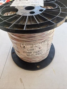 Alambre de construcción Alan #14awg 19 trenzado THHN/THWN-2/MTW rojo/2500 pies - Imagen 1 de 4