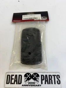 Harley FL black rubber brake pedal lever pad cover 820-70231 - Picture 1 of 2
