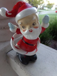 VintageJapan Christmas Santa Hula Hoop Single  Pepper Shaker - Picture 1 of 5