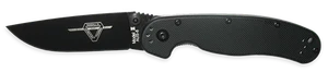 Ontario Knives RAT 2 Liner Lock 8861 Black AUS-8 Black Nylon 6 - Picture 1 of 1