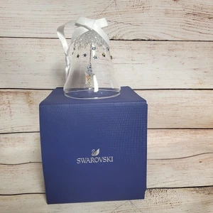 Neu Swarovski 5545500 Kristall Glitzer Stern Glocke Weihnachtsschmuck - Bild 1 von 7