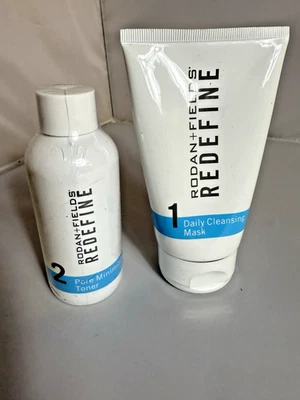 Rodan + Fields REDEFINE Daily Cleasing Mask and Pore Minimizing Toner Sealed - Image 1 of 4