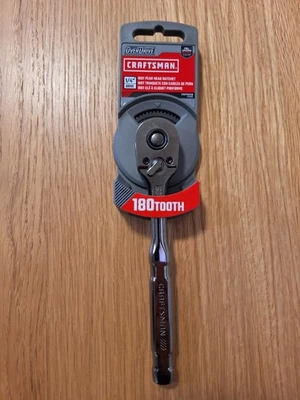 CRAFTSMAN OVERDRIVE 1/4" Drive 180T Pear Head Ratchet (CMMT82110) - Image 1 of 2