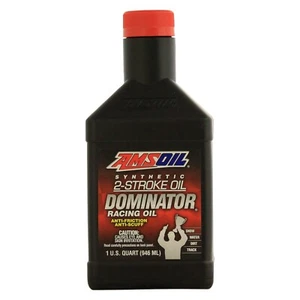 Amsoil DOMINATOR Synthetic 2-Stroke Racing Oil TDR 1 US Quart 0.94 Litres - Picture 1 of 5