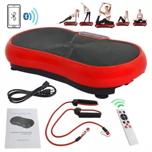 Vibration Platform Plate Body Exercise Fitness Massager Machine w/ Bluetooth - Picture 1 of 24