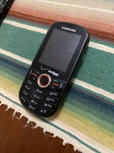 Samsung Intensity Verizon RED Cell Phone 1.3MP Slider Qwerty SCH-U450 Untested
