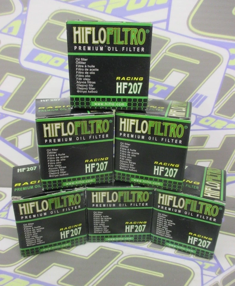 6 x NUEVO Filtro de aceite Hiflo Premium HF207 para Suzuki RMZ250 RMZ 250 2004-2024 Foto 1 de 1