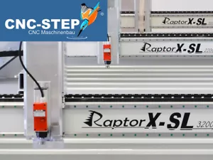 CNC-STEP CNC Fräse 2200 x 2010 mm RaptorX-SL CAD CAM Software + Motorsteuerung - Bild 1 von 12