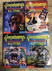 Vtg RL Stine Goosebumps Series 2000 Lot of 4 First Print #1, 2, 3, 4 Paperback - Picture 1 of 10