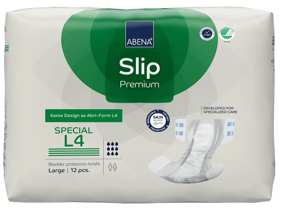 Pañales Abena de diseño clásico para adultos, calzoncillos para incontinencia premium sin cordones, 48 quilates Foto 1 de 4