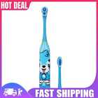 Children Auto Electric Toothbrush Ultrasonic Waterproof Tooth Brush (Blue)