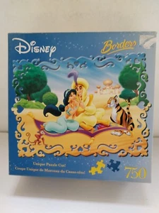 Disney Borders Aladdin Princess Jasmine 750 Pc Puzzle A Whole New World Complete - Picture 1 of 5