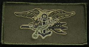 SEAL TEAM TRIDENT OD GREEN HAT PATCH EAGLE US NAVY VETERAN PIN UP OEF OIF GIFT 1 - Picture 1 of 24