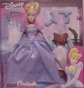 NEU INTL DISNEY EXKLUSIVE PRINZESSIN CINDERELLA PUPPE LUMPENKLEID GESCHENKSET #S144007 - Bild 1 von 1