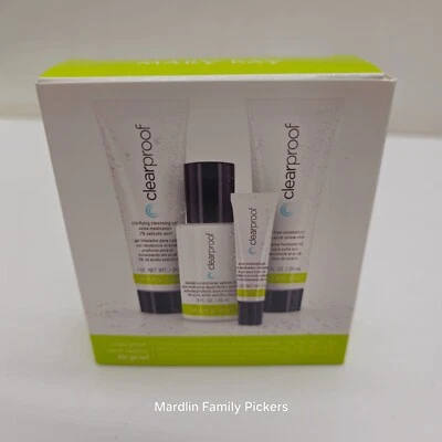 Mary Kay Clear Proof Go Set Sistema de Acné Tamaño de Viaje Caducado 12/22 Nuevo en Caja Foto 1 de 4