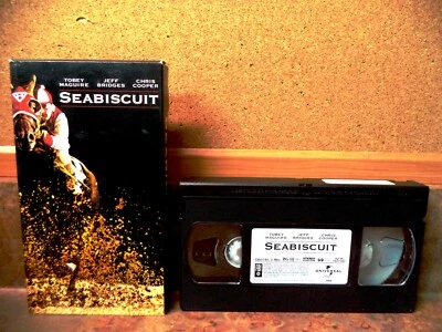 SEABISCUIT (VHS 2003) Tobey Maguire, Jeff Bridges, Chris Cooper, Elizabeth Banks - Image 1 of 4