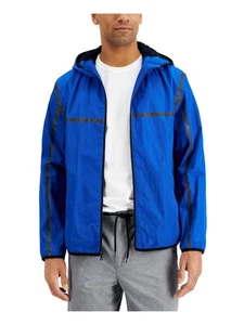ALFANI Mens Tech Blue Zip Up Jacket S - Picture 1 of 11