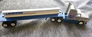 WINROSS LANDSTAR FLAT BED TRAILER with I-BEAM ~ 1:64 SCALE - Picture 1 of 10