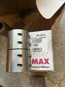 (1) CLIMAX 1-1/4" x 1-1/4" ID starre Kupplung Edelstahl 2-1/16 OD zweiteilig - Bild 1 von 4